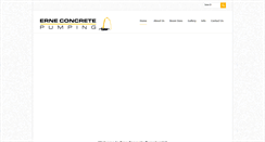 Desktop Screenshot of erneconcretepumping.com